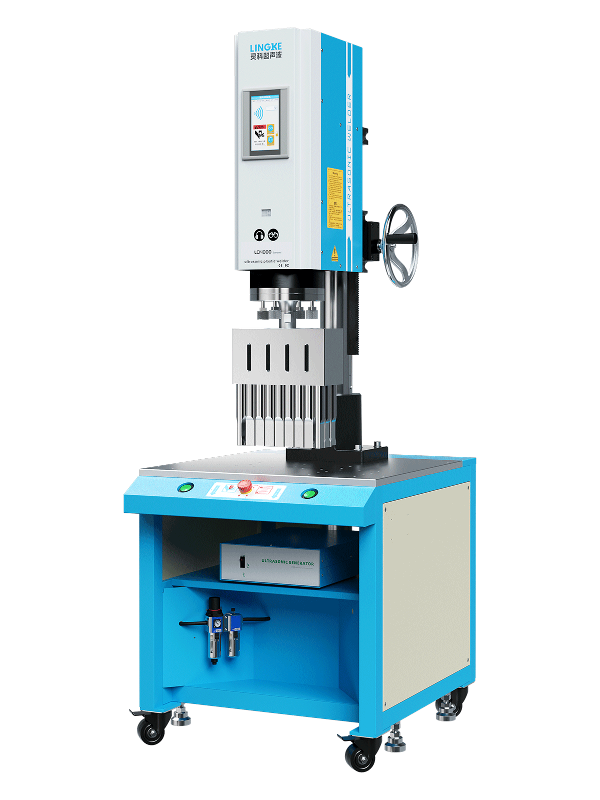 靈科超聲波塑料焊接機(圓立柱)15kHz-4200W LO4000 Standard 數字 靈科超聲波塑料焊接機(圓立柱)15kHz-4200W LO4000 Standard 數字