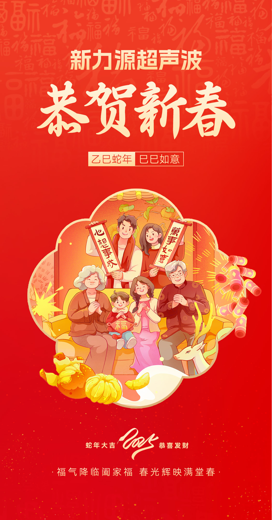 恭賀新春，新力源超聲波向您拜年啦！